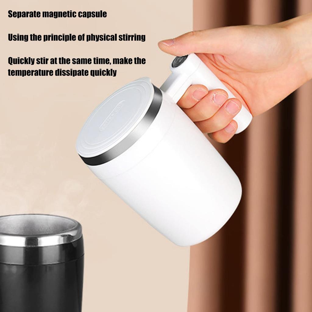 Automatic Magnetic Stirrer Cup, USB Charging 380ml Self-Stirring Cup, Easy To Use At Home