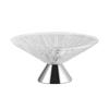 Light Luxury High Foot Glass Fruit Plate Wedding Party Snack Dessert Plate Desktop Storage Decoration Home Kitchen Tableware