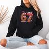 Cute Ice Cream Cone Womens Hoodie Fun 67 Birthday Funny Gift For Her
