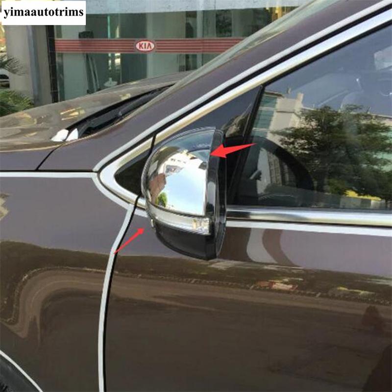 Car Side Door Rearview Mirror Case Cap Decoration Cover Trim For KIA Sportage 2016 - ABS Chrome Accessories Exterior Kit