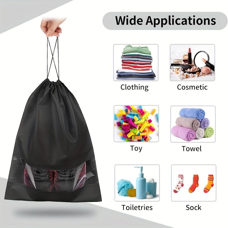 Portable Travel Shoe Bags | Space Saving, Drawstring Storage Bags|Suitable for Bedroom,Living Room,Travel,Dormitory,Shoe Cabinet