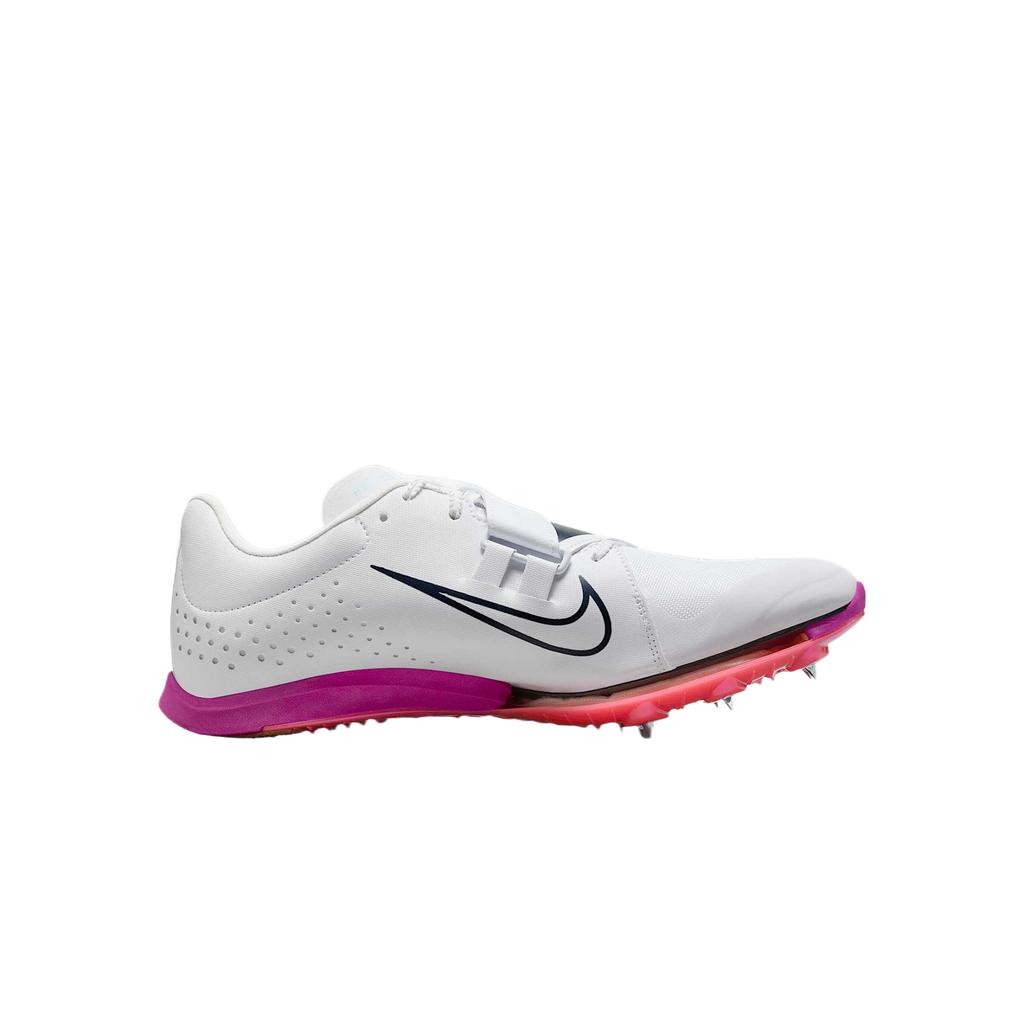 Nike Long Jump Elite White/Bright Crimson/Obsidian Men Cleats FZ9326-101