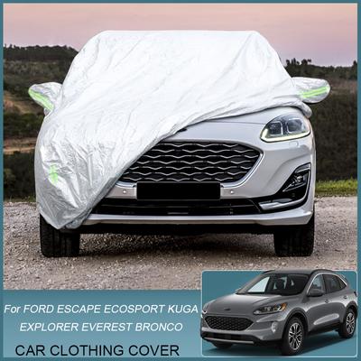 Bâche de voiture imperméable à la pluie, au gel et à la neige, pour Ford Bronco Ecosport Edge Endura Escape Kuga Everest Explorer Mustang Mach E territoire