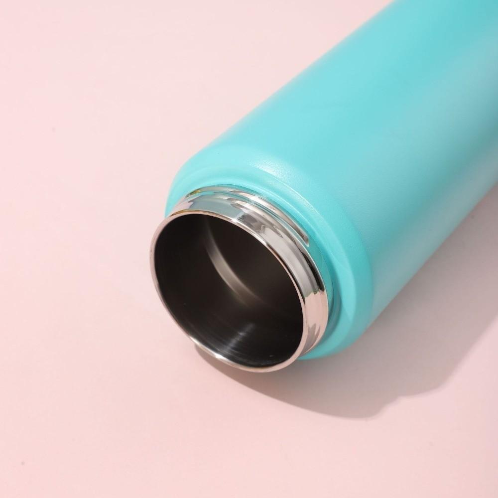 Liquid Silicone Nozzle Water Cup 304 Stainless Steel Insulation Cups New Vacuum Space Kettle