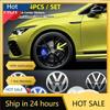 Set nou 4 buc. Capace centrale butuc roată auto 56/60/65/70/75mm Insignă Autocolantă Pentru Volkswagen VW B5 GTI Golf 5 7 Caddy Passat b6 Tiguan