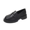 Loafers women's 2025 autumn new women's shoes thick-soled one-pedal jk single shoes to increase the height of British style early autumn small l