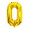 32 Inch Number Aluminum Film  Gold  Red And Black Gradient Color Birthday Decoration Wedding Party 