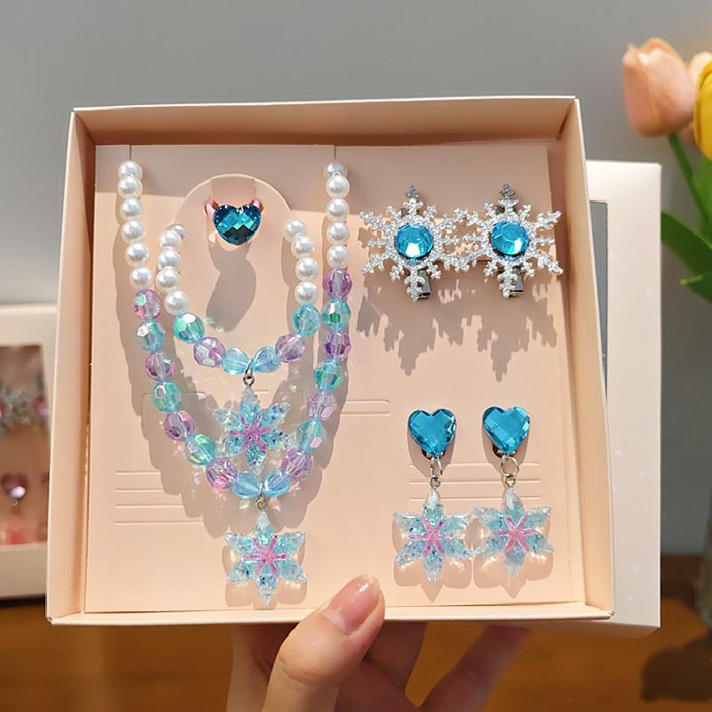 Frozen Elsa Princess Necklace & Jewelry Set for Girls