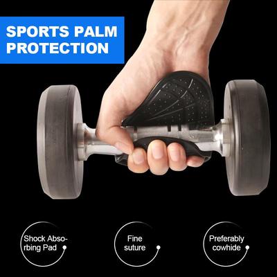 Silicone Weightlifting Gloves 1Pair - Anti-Slip Anti-Wear Palm Protection Pads for Sports Gym