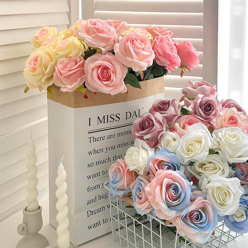 Elegant Artificial Silk Roses For Wedding Centerpieces And Home Styling