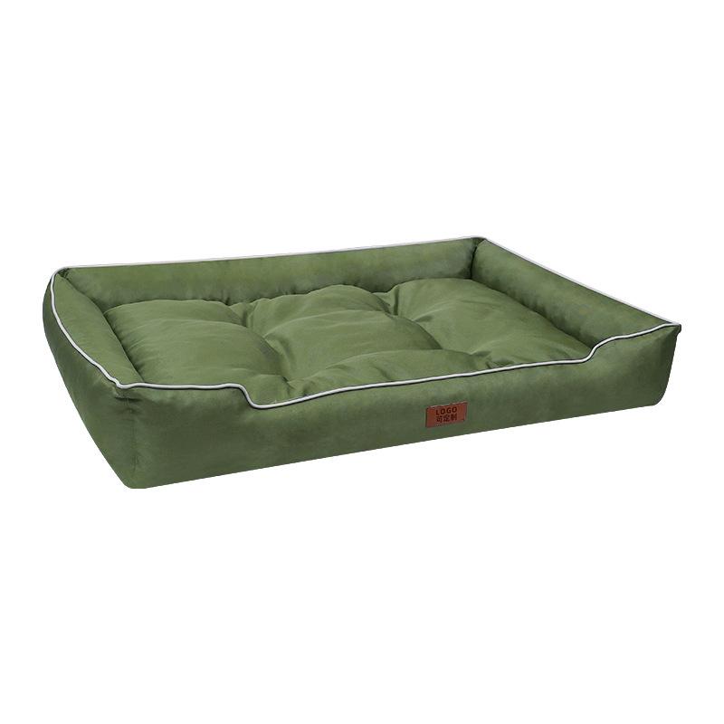 Luxury Removable Waterproof Cat Nest Soft High Rebound Scratch Resistant Wear-resistant All Seasons Square Dog Bed Hundezubehör