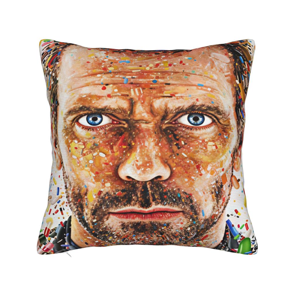Dr House MD Pillow Case Soft Pillow Cover Novelty Cushion Cover For Sofa Bedroom Home Decor