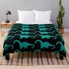 Manta de Jantar Desenho Animado Dinossauro Macia Leve Durável Aconchegante Cama Sofá Viagem Acampamento Manta de Pelúcia para Crianças Adolescente Adulto
