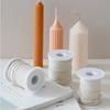 50m&61m Cotton Candle Wick 21-45 Thread Low Smoke ECO-friendly Wicks DIY Making Tool Whole Roll Roller Degrease Candles Wick
