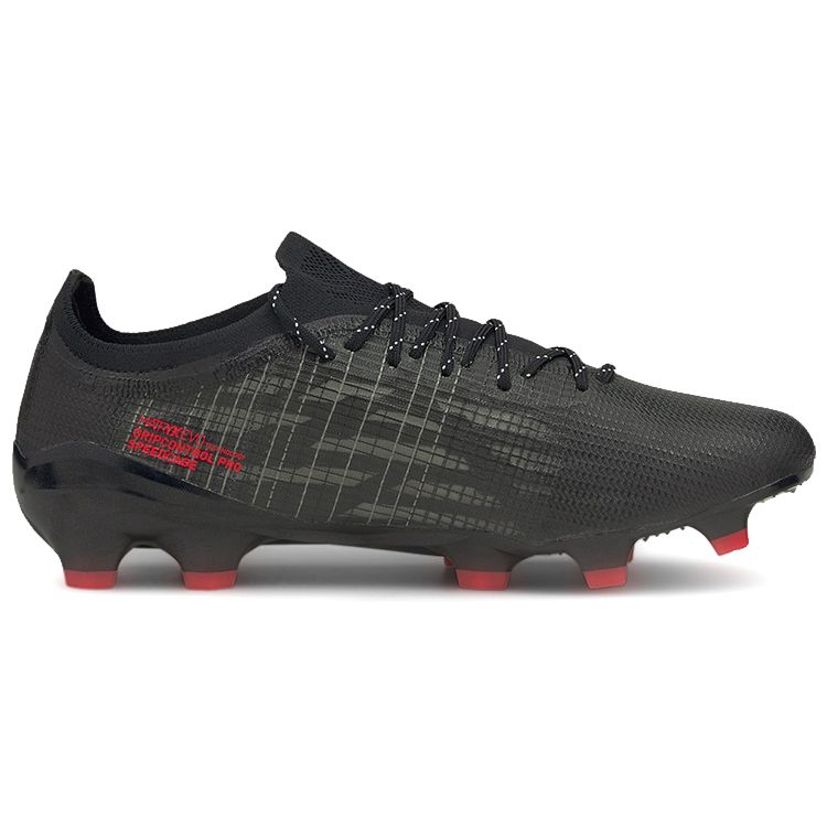 Puma Ultra 1.3 FG AG Black Sunblaze Men Sneakers Asphalt 106477-03