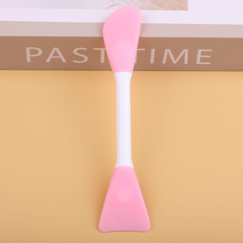 Doppelköpfige PRT-Material Maskenpinsel Gesichtsreinigungsmassagebürste Schlammmasken-Applikator Gesichtsschönheitswerkzeug Tragbarer Pinsel