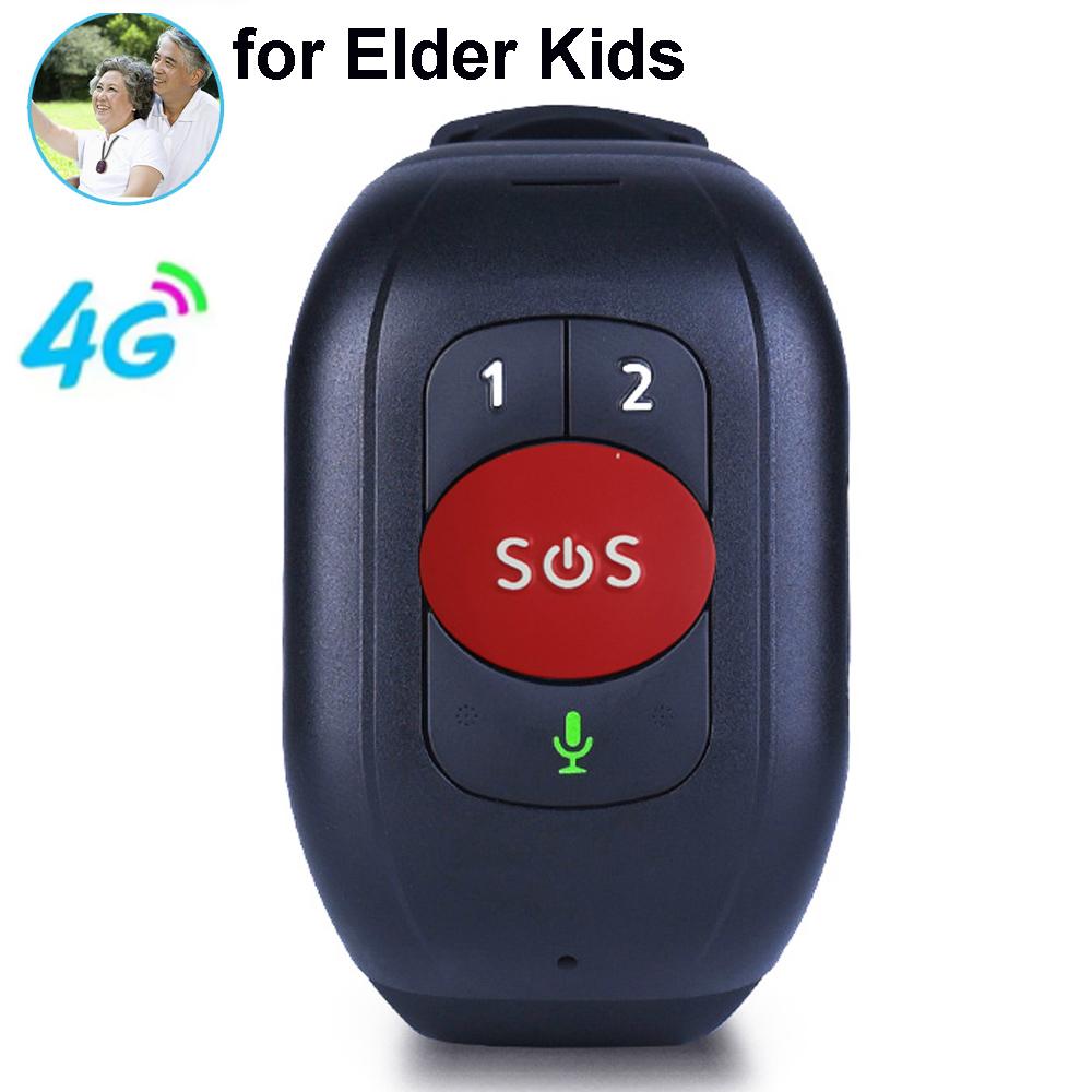 2026 Elderly GPS Tracker 4G SIM SOS Button Wristband GPS Emergency Alarm IP67 Waterproof GPS TrackingHeart Rate Blood Pressure