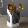 Utensil Drying Rack Chopsticks Holder Spoon Fork Drain Rack Basket Storage Organizer Compartment Box