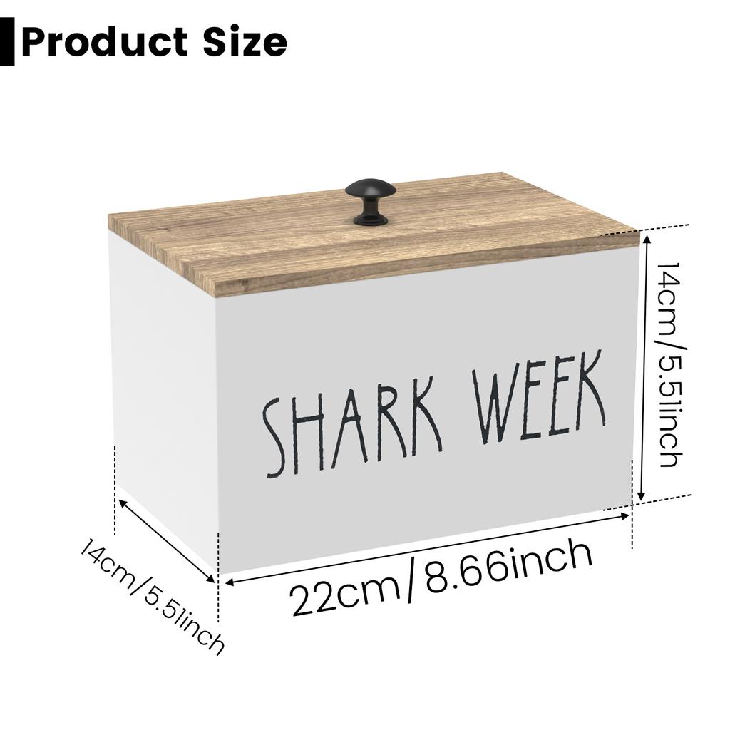 Cotton Pads Storage Box Wood Tampon Container Cotton Swab Holder Cosmetic Organizer Case with Lid Bathroom Organizer Dispenser