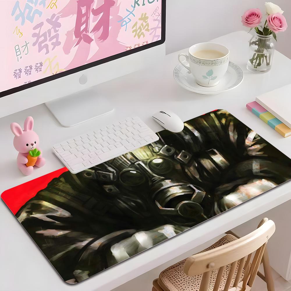 Tapis de Souris Anime Doroderodo Plusieurs Tailles Carré Large Tapis de Bureau Ordinateur Jeu Table Caoutchouc Antidérapant Tapis de Souris