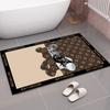 Tappetino da Bagno Assorbente ad Asciugatura Rapida Antiscivolo e Antimacchia Tappetino per Piedi Tappeto per Porta del WC Tappetino per Camera da Letto