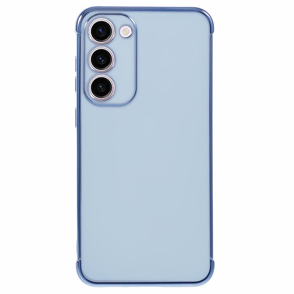 For Samsung Galaxy S23 Case Electroplated Frame TPU Soft Phone Cover