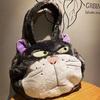 Cinderella Lucifer In Plush Cat Single Shoulder Crossbody Bag Suitable For Kids