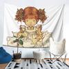 Sarah Kay Swing Girl Tapestry Decoration Art Aesthetic Tapestries for Living Room Bedroom Home Wall Cloth Wall Hanging