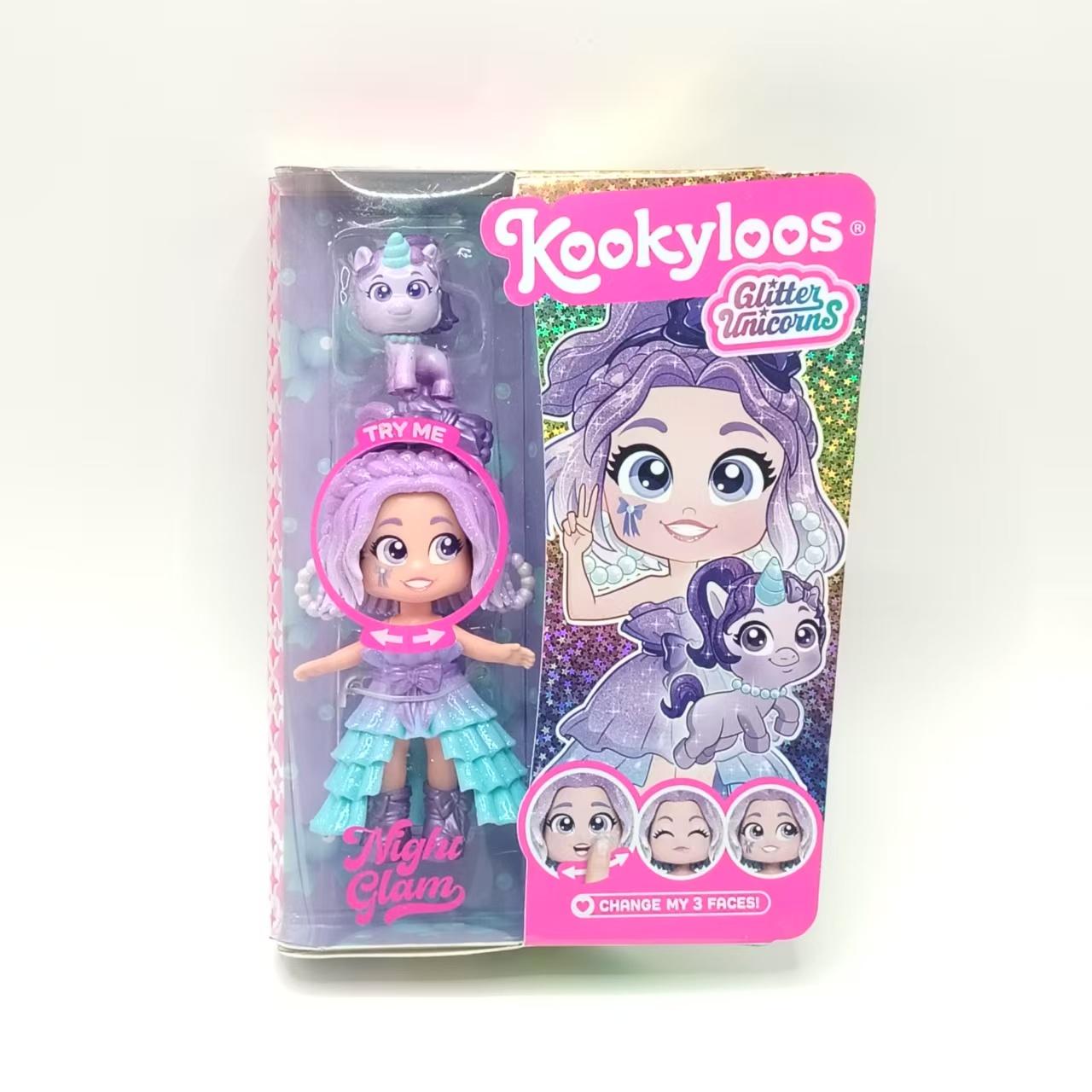 

Kookyloos Princess Dolls Glitter Doll Includes Doll Set of Clothes Headband and Unicorns Pet Girls Surprise Birthday Gift