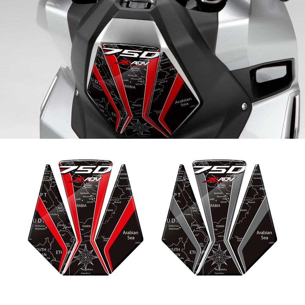 Ochranná samolepka na nádrž motocyklu 3D pryskyřičná nálepka Pouzdro pro Honda X-ADV Xadv 750 2017-2020