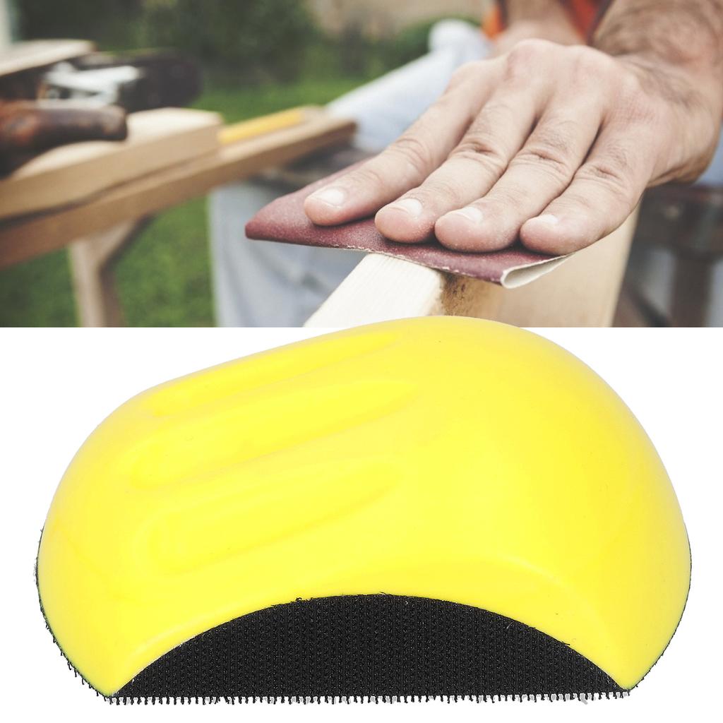 Hand Sanding Pad Hook and   Fastener Manual Handheld Grinding Block Polishing Disc