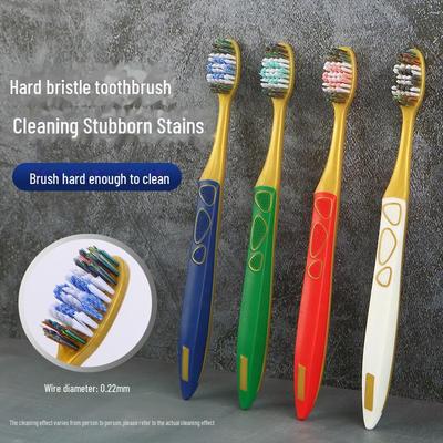Cepillo de Dientes de Cerdas Medias Duras para Hombre - Paquete Individual, Adulto