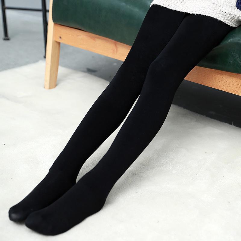 

280D Высокоэластичные хлопковые балетные колготки для девочек Size L (110-135CM height) чёрный