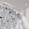 Xiaohongshu Cute Puppy Cat Nail & Phone Stickers