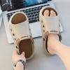 Fashion Men's Sandals Lightweight Breathable Beach Shoes Soft Bottom Driving Slippers Trendy Flat Slippers for Outdoor Wear