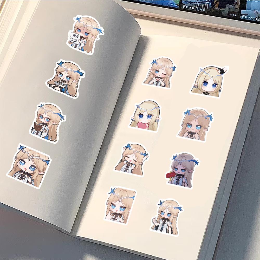 100Pcs Kawaii Q Version Cartethyia Stickers Decoration Diy Phone Notebook Skateboard Laptop Cute Kids Animal Stickers Toys Gifts
