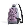 Schoolbag Mountain Fog Purple Ash Drawstring Function Lightweight Mountaineering Backpack Couple Outdoor Hiking Breast Bag