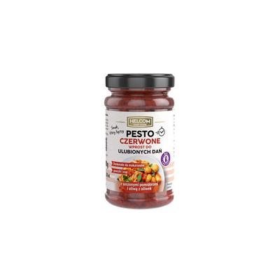 Helcom Easy Cook Red Pesto for Your Favorite Dishes with Dried Tomatoes and Olive Oil 210 G