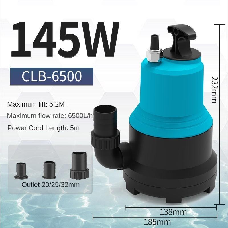Large Flow Variable Frequency Submersible Pump Aquarium Specific Vertical Pump Fish Pond Silent Pumping Pump