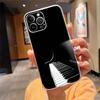 Phone Case For iphone 17 Air 17 Pro Max 16 15 14 13 Pro Max 15 16 Pro 15Plus Music note piano