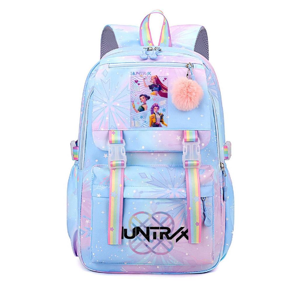 Animation Cartoon Peripheral Printing Korean Version Trend Burden Reduction Backpack Large Capacity Student Leisure Bag