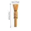 Japanese Style Matcha Whisk with Long Handle Portable Handmade Handcurled Bamboo Tea Whisk Stirring Brush Traditional