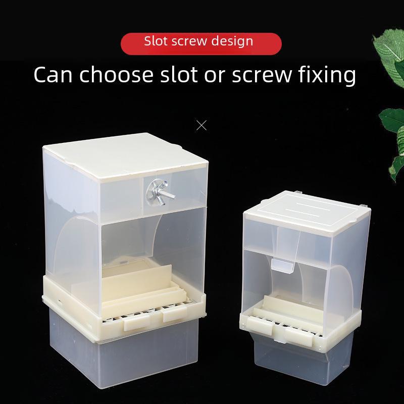 Anti-Spill Automatic Bird Feeder for Budgies and Cockatiels