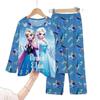 Southeast Asia Kids' Demon Slayer Pajamas: Long Sleeve & Pants Set for Girls