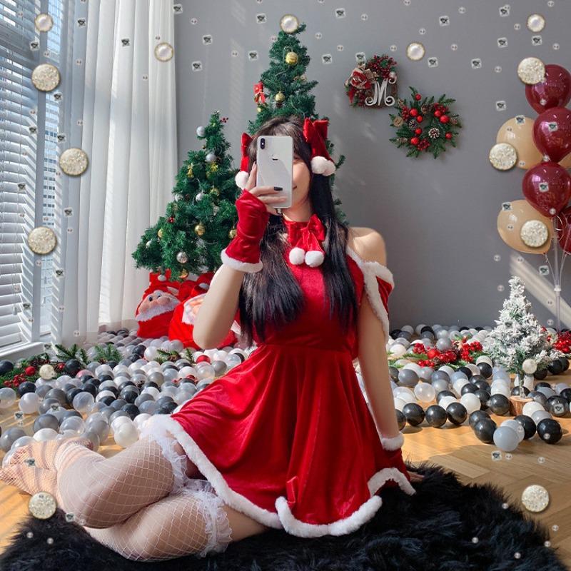 Christmas Dress Sexy Halloween Suit Nightclub Bunny Sexy Maid Seduction Cute Princess Party Suit