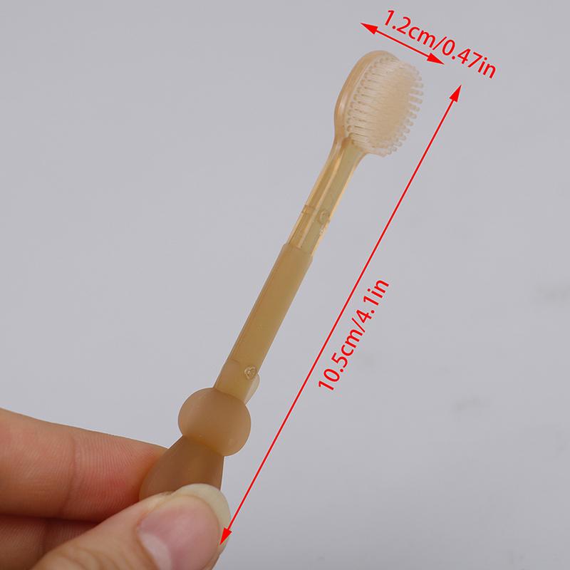 Silicone Infant Breast Toothbrush 0-1.5 Years Old Newborn Baby Tongue Oral Clean
