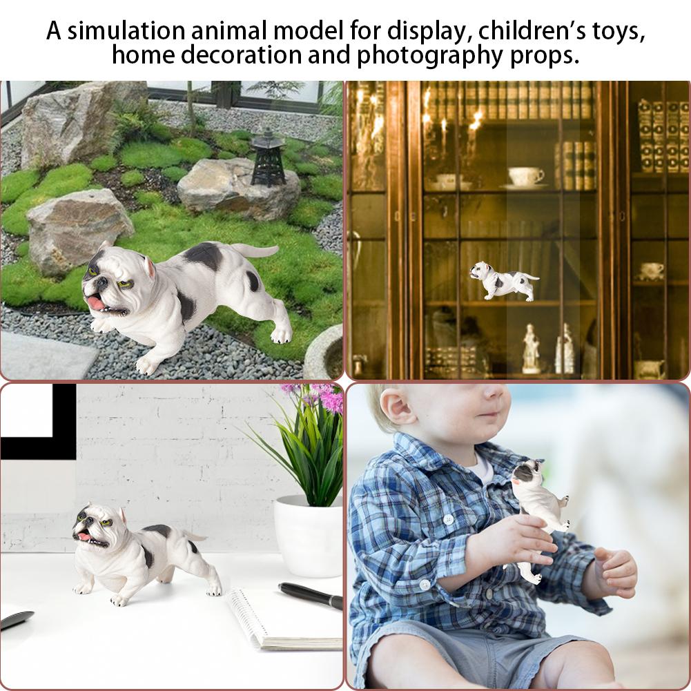 Simulation Dog Model Animal Ornaments Desktop Decoration Educational Toy