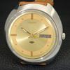 AUTOMATIC VINTAGE CITIZEN 8200 JAPAN MENS GOLDEN COLOR DIAL WATCH a702742-1 R210-a702742