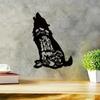 1pc Wolf Monogram Metal Sign Forest & Wolf Wall Decor Unique Wolf Hobby Wall Hanging Stylish Metal Art Perfect Gift for Him