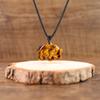 COAI Tiger Eye Elephant Charm Power Stone Pendant Necklace for Men and Women [Coai]